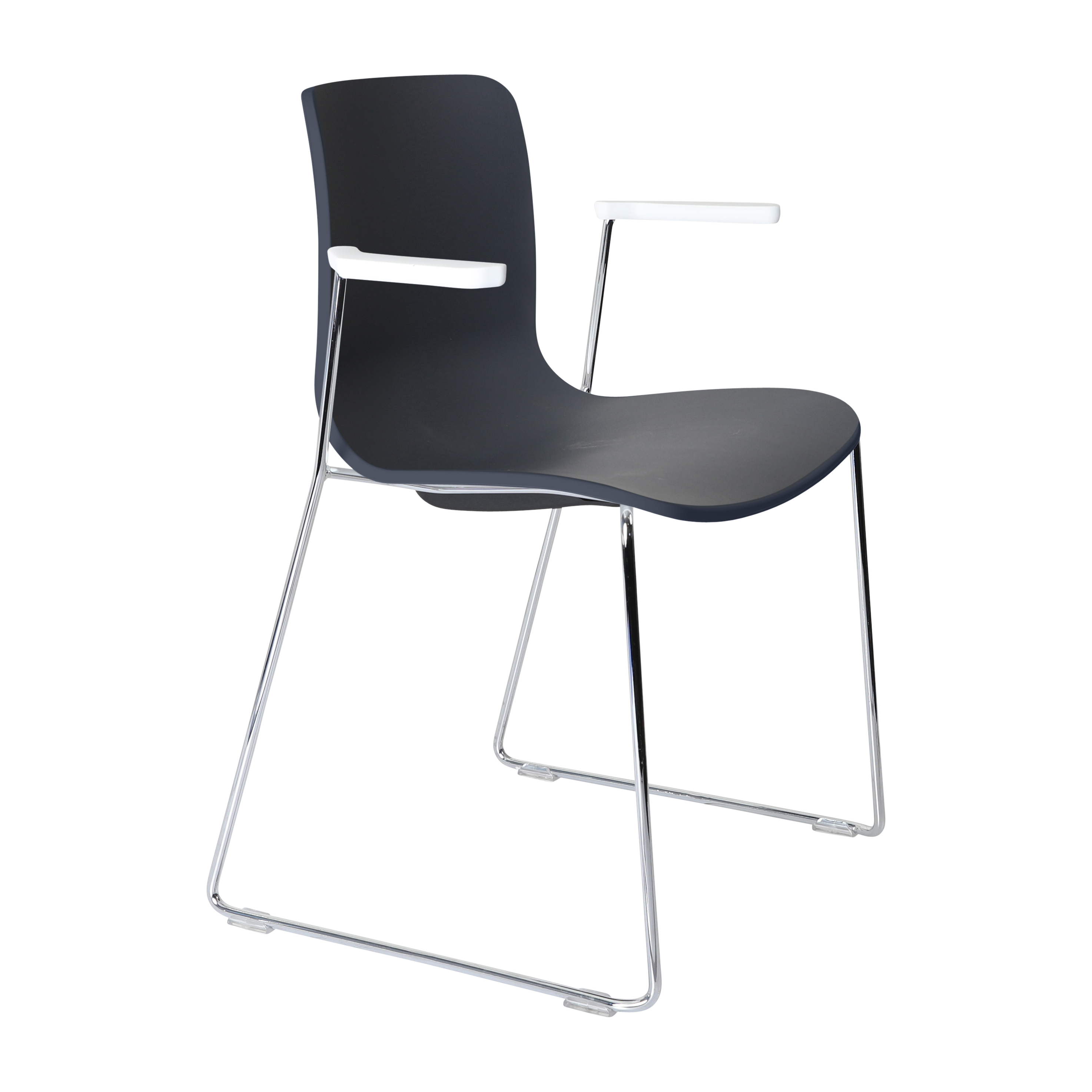 Acti Armchair (Charcoal / Sled Base Arms)